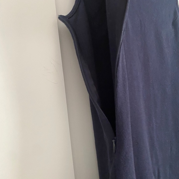 Legoe Heritage Maternity and Breastfeeding Dress - NAVY - Picture 3 of 5